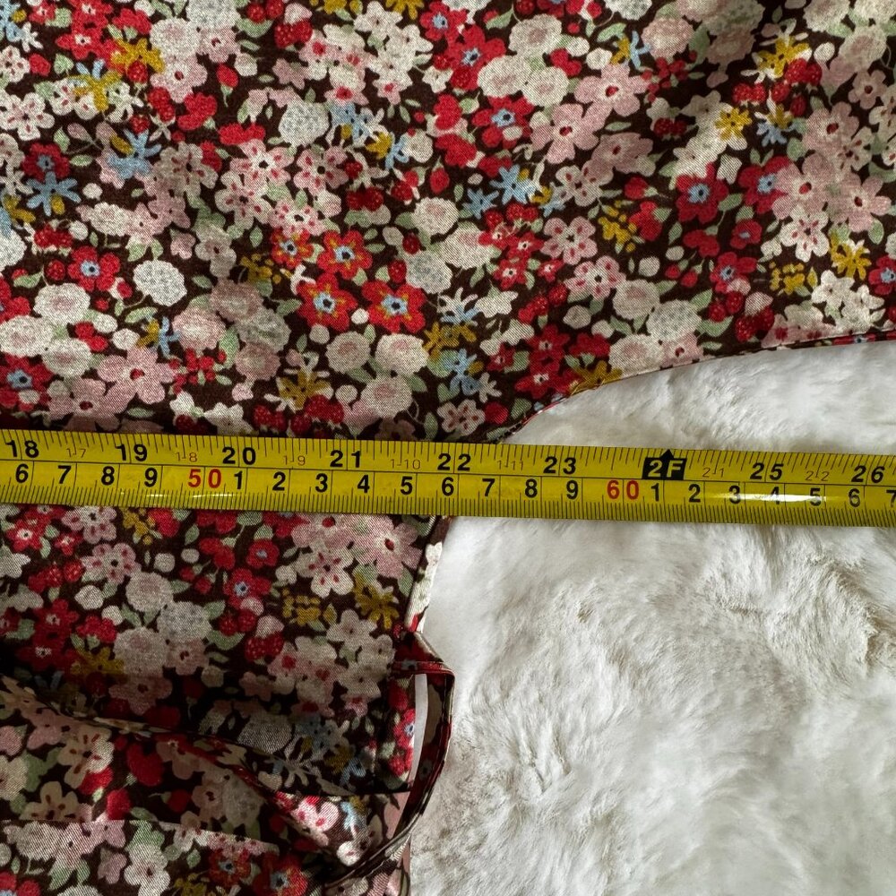 Effortless Alexander Del Rossa Floral Satin Kimono Lingerie Robe - Picture 7 of 10